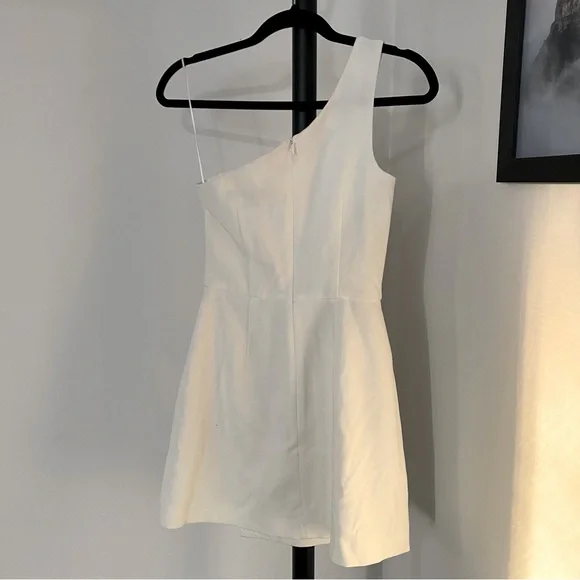 NWT French Connection One Shoulder A-Line Dress - Sz 0 - Picture 10 of 11